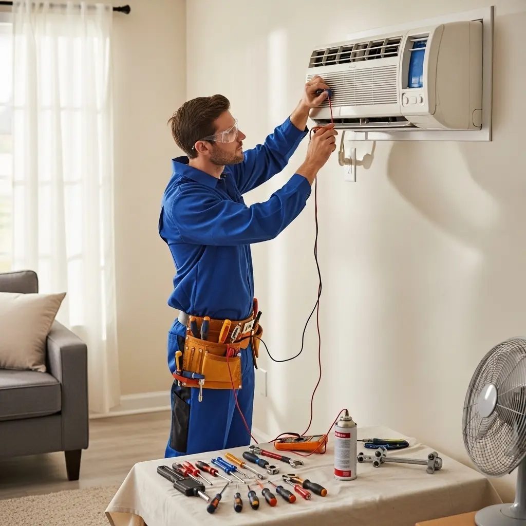 Serdivan Hotpoint Hotpoint klima gaz dolumu ve bakım – Enerji verimliliği artırıldı. - Teknik servis örneği